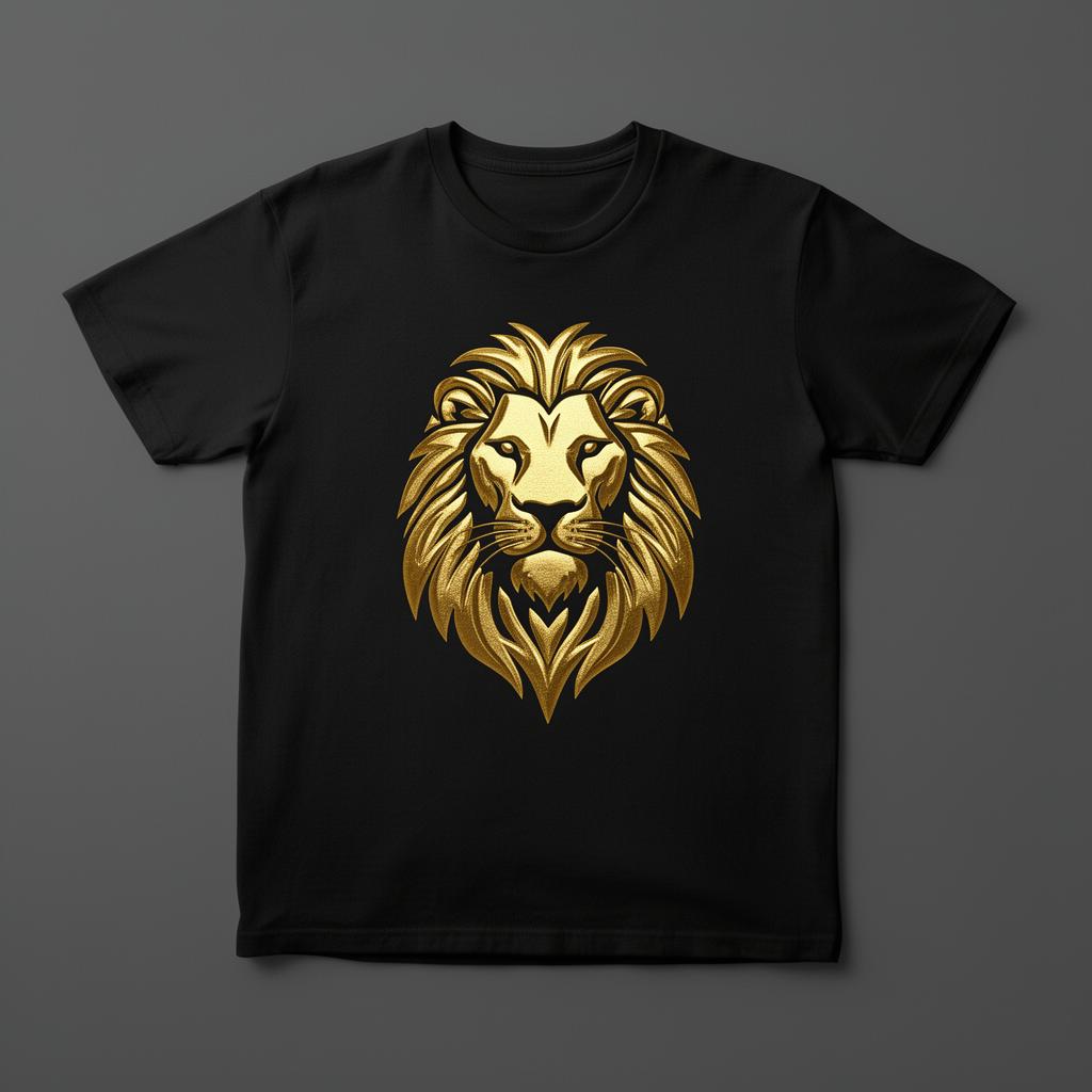 Apex Lion Crest Tee — Black